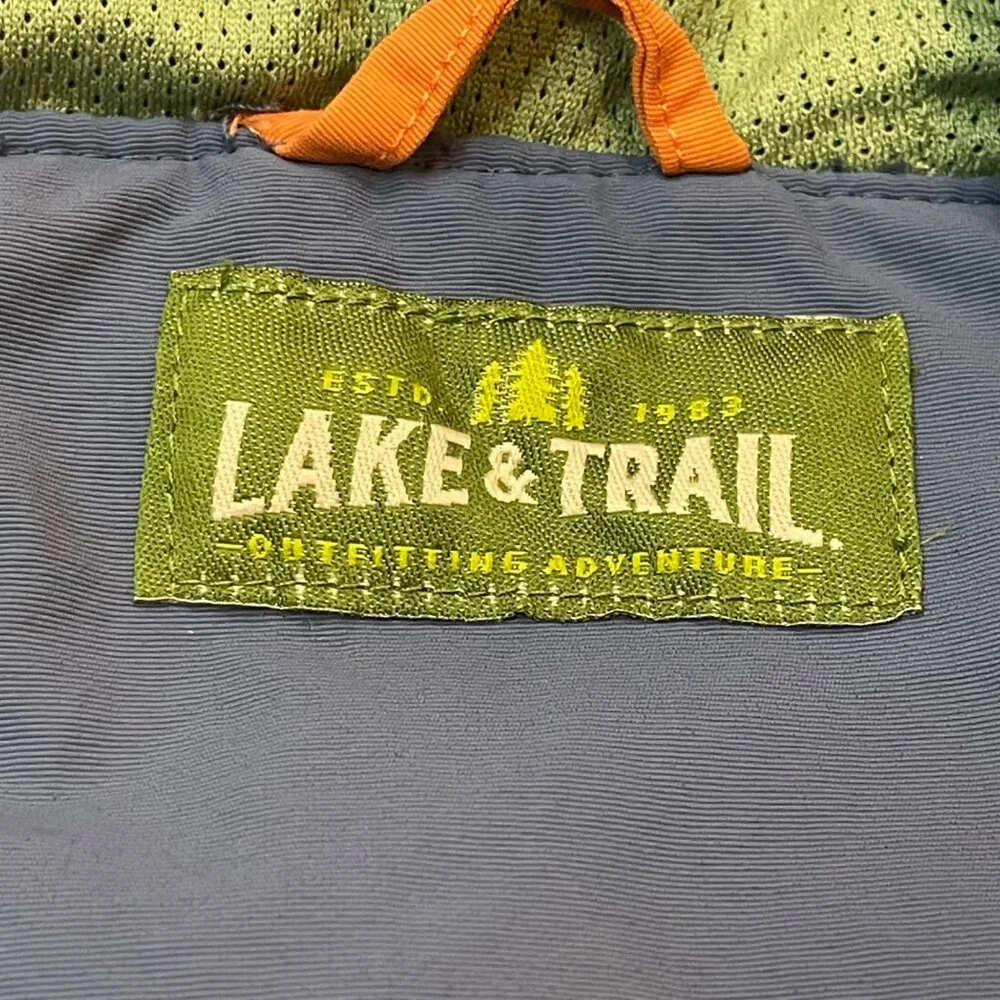 Lake & Trail Colorblock Pullover Anorak Unisex‎ Kids Size XL (14/16) Windbreaker